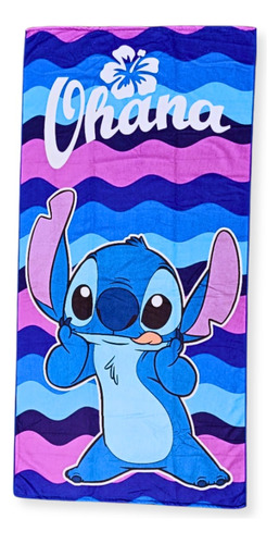 Toalla De Baño De Microfibra Stich Ángel Lilo La Perla