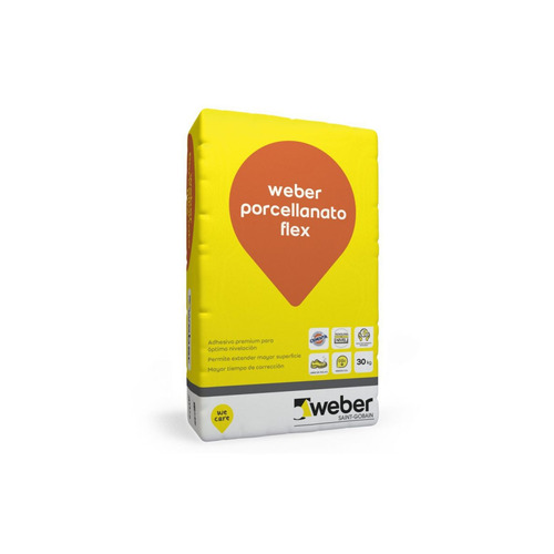 Pegamento Weber Porcelanato Flex X 30 Kg