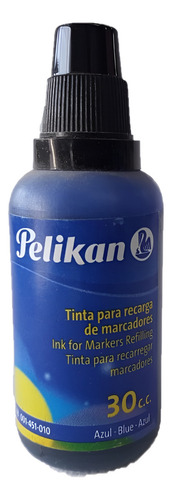 Tinta Para Marcador Permanente Solvente Pelikan 25ml / 30ml Color Azul