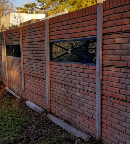Muro Premoldeado De Hormigon Simil Ladrillo