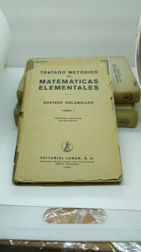 Tratado Elemental De Matematicas.(3 Tomos). (Usado)