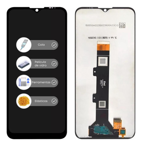 Frontal Tela Display Touch Para Moto G20 Xt2128 + Brindes