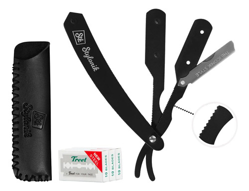 Maquinilla De Afeitar Profesional Con 60 Hojas De Acero Inox