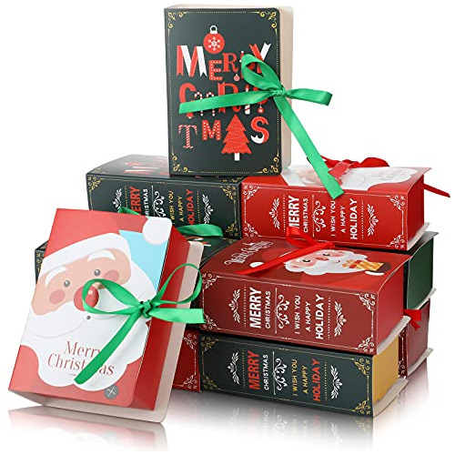 12 Piezas De Cajas Galletas De Navidad, Cajas De Repost...