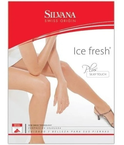 Medias Lycra Silvana Ice Fresh Talles A-b-c  6435