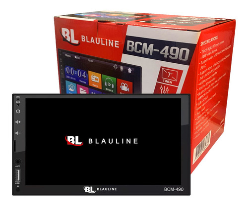 Imagen 4 de 7 de Combo Pantalla Blauline 7 P Bt Camara Estacionamiento A Cjf