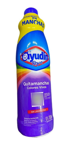 Quitamanchas Ayudin Ropa Colores Vivos Botella 700ml Unid
