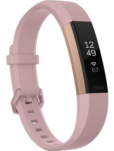 Reloj Deportivo Fitbit Hr Alta Rosa Dorado Chico