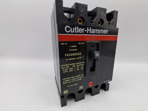 Interruptor Termomag 3p Fs320015a 240v Cutler Hammer Nuevo