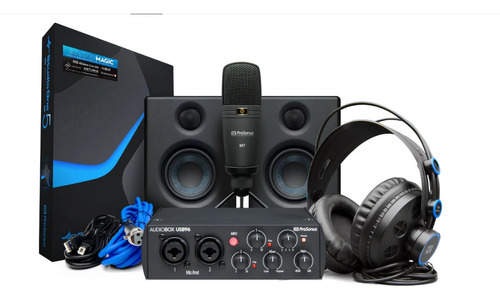 Kit Interface Presonus Audiobox 96 Ultimate 25th Ed. Novo Nf