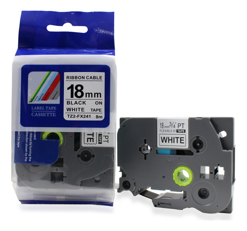Kit Com 10 Fita Compativel Tze Tz-fx241 P/ Rotulador Brother