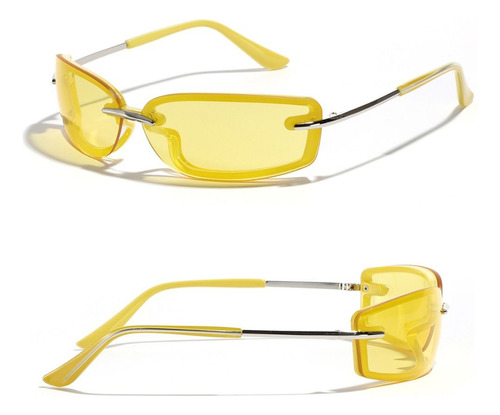 Gafas De Sol Y2k, Coloridas, Envolventes, Unisex