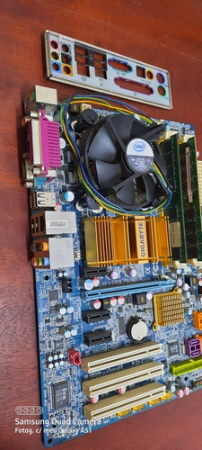 Kit Placa Mãe 775 + Intel Dual Core 2 Duo 2.4 + 4 Gb Ddr2