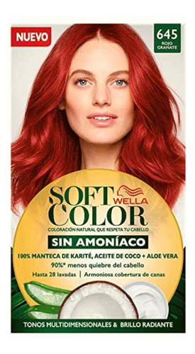 Tinte Semi Permanente Soft Color 645 Rojo Granate