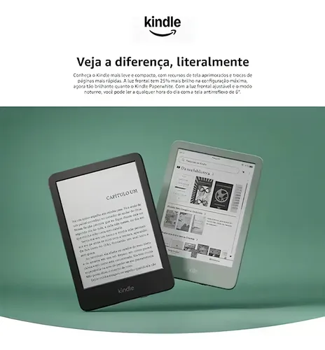 Novo Kindle 11th Gen 16gb Preto | Parcelamento sem juros