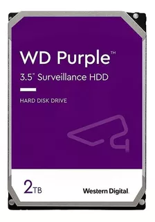 Disco Duro Hdd Western Digital Purple, 2tb, 3.5', 256mb