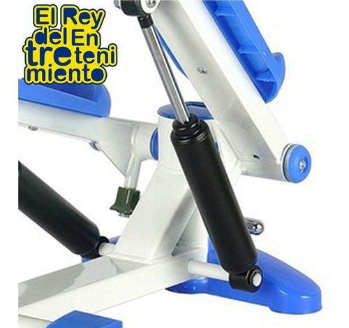 Escalador Hidráulico Stepper Caminador +2 Bandas Gym El Rey