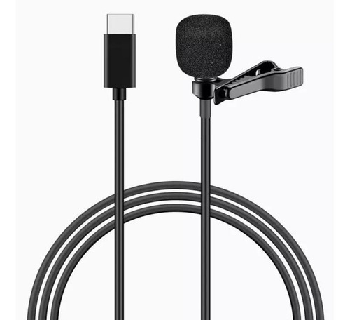 Imagen 1 de 8 de Micrófono Corbatero Lavalier Pc Celular Usb Tipo C 121