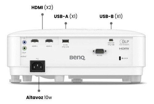 Projetor Gamer Benq Th575 Fhd Hdmi Dlp 16.7ms
