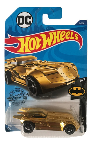 Batimovil Cromado Dorado Batman Hot Wheels 3/5 Gln68-d7c5