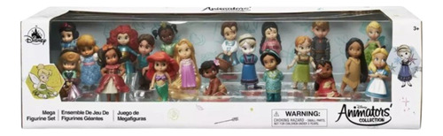Mini Bonecas Disney Animators' Collection Mega Figurine Set