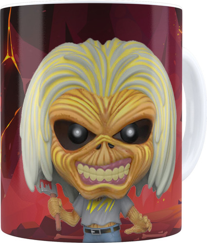 Taza De Cerámica Funko Pop Iron Maiden Premium En Caja 