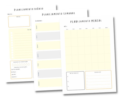 Planner A5 Digital Juaninha Não Datado 100 Folhas