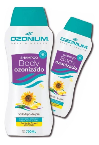 Shampoo Body Ozonizado Corporal 700ml, Ozonium Ozon014