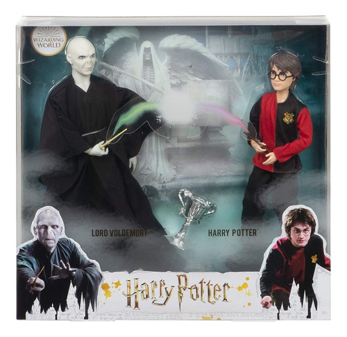 Set Muñeco Colección Mattel. Harry Potter Y Voldermort 30cm 