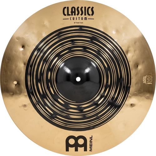 Imagen 2 de 5 de Platillo Meinl 18 Dual Crash Classic Custom Dual Cc18duc