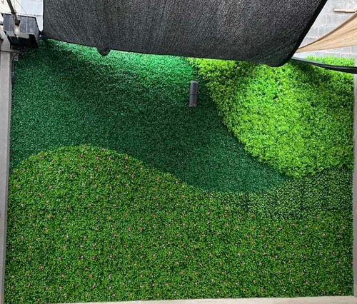 10 Pzs Follaje Artificial 40x60 Cms, Jardin Vertical, Follaje Para Muros