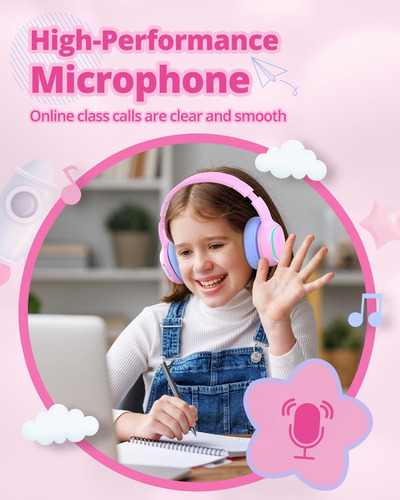 Auriculares Bluetooth Tronsmart Kh03 Para Niños Con Cancelac