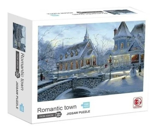 Puzzle 1000 Jigsaw Romantic Ciudad Cresko Sharif Express