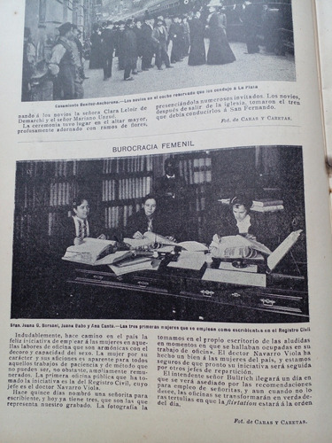 Caras Y Caretas N° 99 25/8/00 Primeras Mujeres Empleadas (Usado)