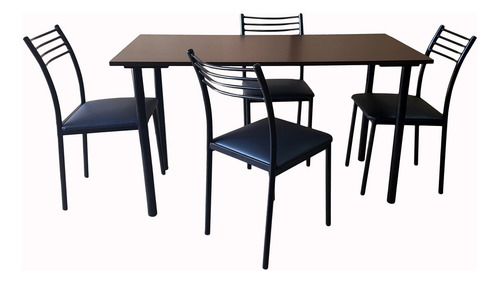 Silla Caño Apilable Combo Pack Set X 6 Caño Soldaduras Reforzadas Cocina Comedor Alta Calidad Incluido De Fabrica Estructura De La Silla Negro Asiento Blanco