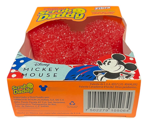 Scrub Daddy Fibra Flex Texture Edición Especial Mickey Mouse
