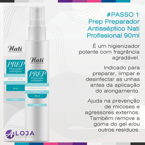 Imagem 2 de 10 de Kit Alongamento Nati - 9 Itens - Acrílico Profissional