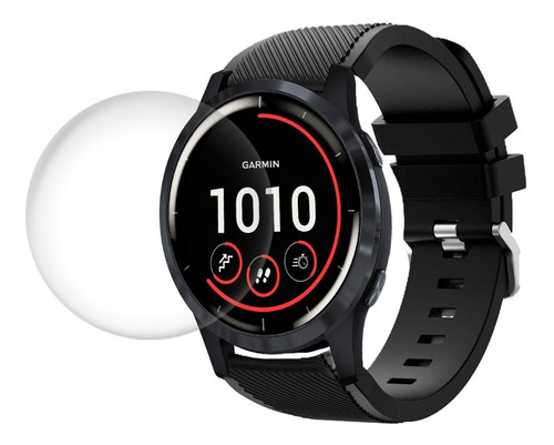 Mica De Cristal Templado 9h Premium Para Garmin Vivoactive 4