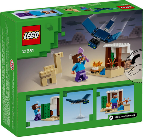 Lego Minecraft 21251 Casa De Steve, 75 Piezas 75