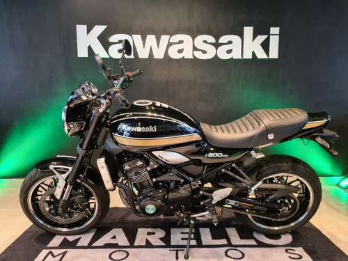 Imagem 4 de 10 de Kawasaki - Z900 Rs Preta 2022 - Lançamento