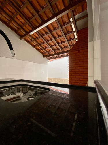 Imagem 4 de 15 de M - Linda Casa Geminada No Bairro Ocian - Praia Grande, Espaço Gourmet Com Churrasqueira E Imóvel Totalmente Reformado