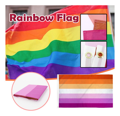 Q Gay Pride Bisexual Rainbow 742q Bandera Arcoíris Bandera G