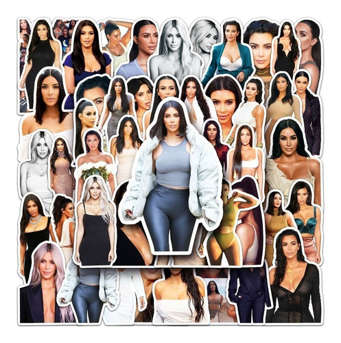 50 Stickers De Kardashian - Etiquetas Autoadhesivas