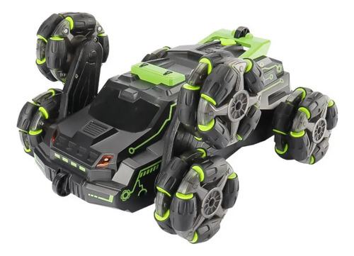 Carro 6 Ruedas Stuntcar Control De Pulsera Y Control Remoto