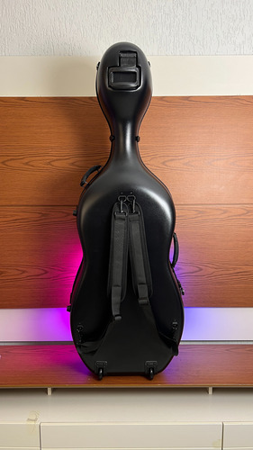 Estojo Case Violoncelo Di Pietro Fibra Pro All Black 4/4