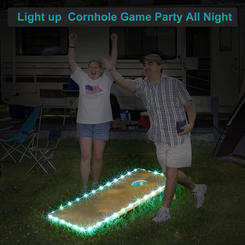 Frienda Luces De Cornhole 16 Colores Cambiar Corn Board Bord