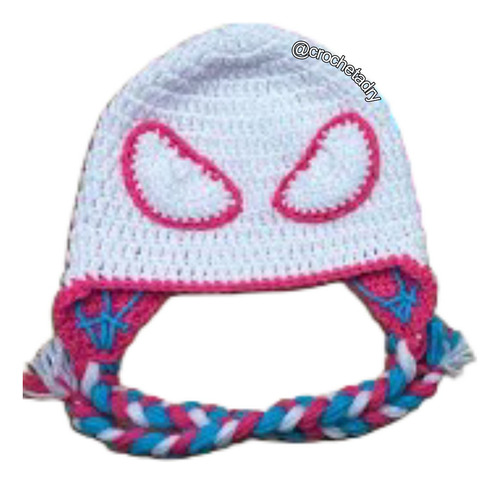 Gorro Ghost Spider Gwen / Crochet Adriana