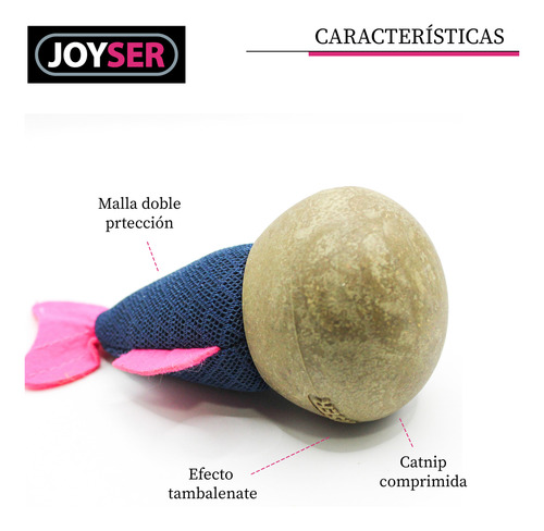 Joyser Bola De Catnip Para Gato Woball Juguete Resistente