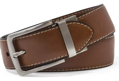 Steve Madden Cinturón De Piel Reversible Color Coñac/negro Talla 32