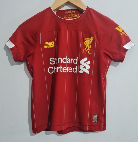 Camiseta Liverpool Niño Talle 12 New Balance (Usado)
